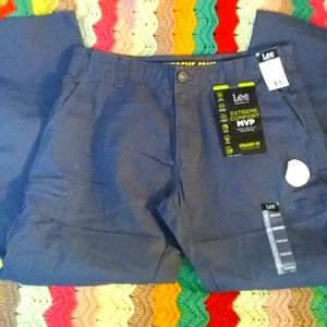 BNWT Men's Lee Performance Series Pants Straight Fit 32 30 Grey Extreme Comfort